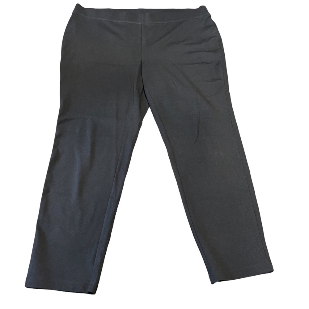 INC International Concepts Black Knit Legging Pants size 22W - Picture 2 of 8